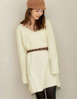 スリットスリーブニットチュニック