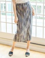 選べる2丈サテンプリーツタイトスカート