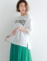 選べる2TYPEビッグシルエットロゴプリントTシャツ