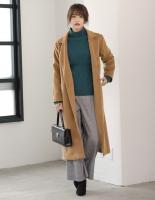 ロング丈シングルチェスターコート