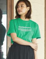 フロントロゴカラーTシャツ