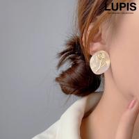 ローズ×シェルプレートイヤリング