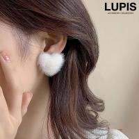 シャギーハートピアス