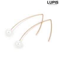 【完売品】ゴールドパールアメリカンピアス