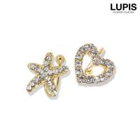 【完売品】ハート×スターフィッシュイヤーカフピアス