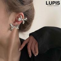 メタルクロスリボンピアス
