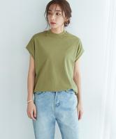 モックネックTシャツ
