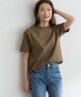 USAコットンモックネックTシャツ