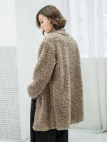 ループニット風もこもこファーコート