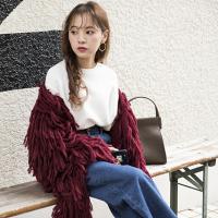 【★mina5月号掲載+クルーネックスウェット(全2色)[123C]