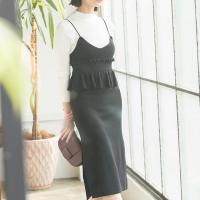 フリルコンビセットアップワンピース(全1色)[112E]