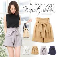 リボン付きショートパンツ