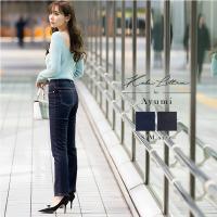 【岡部あゆみさんコラボ】スリムストレートデニム [M2296]