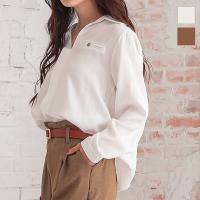 ≪今だけ特別価格＆送料無料!! 9/17(木)18:00～9/18(金)朝11:59≫サテンブラウス [C4254]