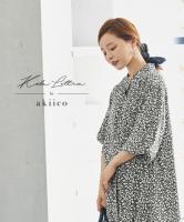 [ 田中亜希子さんコラボ ] バンドカラーブラウス [E2687]