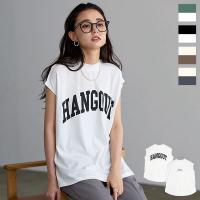 モックネックフレンチロゴTシャツ [C6403]