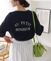[ コットン100% ] バックプリントコットンTシャツ [C6522]