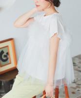 チュールビスチェドッキングTシャツ [C7209]
