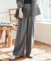 選べるサイズ シワになりにくいワイドパンツ [M4162]