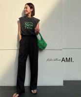 [ 春名亜美さんコラボ ]選べる3丈リネンライクタックパンツ [M4154]