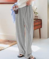スウェット素材ワイドカーブパンツ [M5050]