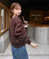 [ yuri.さんコラボ ]選べる2丈裏起毛刺繍入りスウェットトップス [C7669]