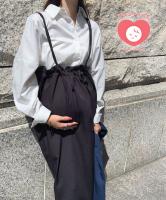 [ mamaレタス ] ショルダーリボン付きウエスト調整デザインスカート [M4283]