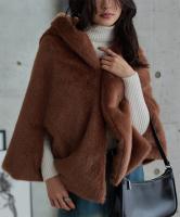 ファーケープマント [K1415]