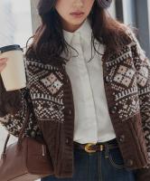 ノルディックニットトップス [N1281]