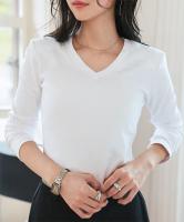 選べる2タイプ 肩パッド入りロンT [C7821]