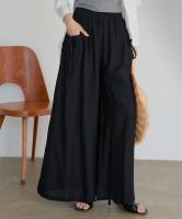 リボンポケット エアリーワイドパンツ [M4379]