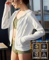 ストレッチラッシュガードパーカー [S098]水着