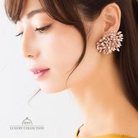 ピアス 大振り ビーズ アクセサリー ジュエリー  チタン