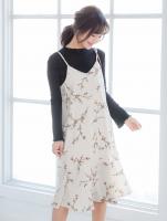 花柄マーメイドキャミワンピース