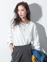 バックロングオーバーサイズカットソー